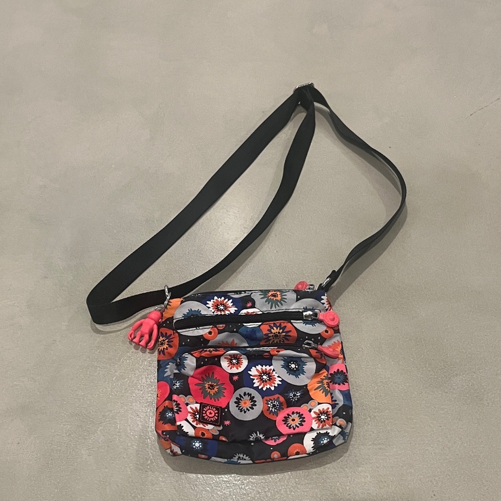 Kipling Multicolor Floral Crossbody Bag
